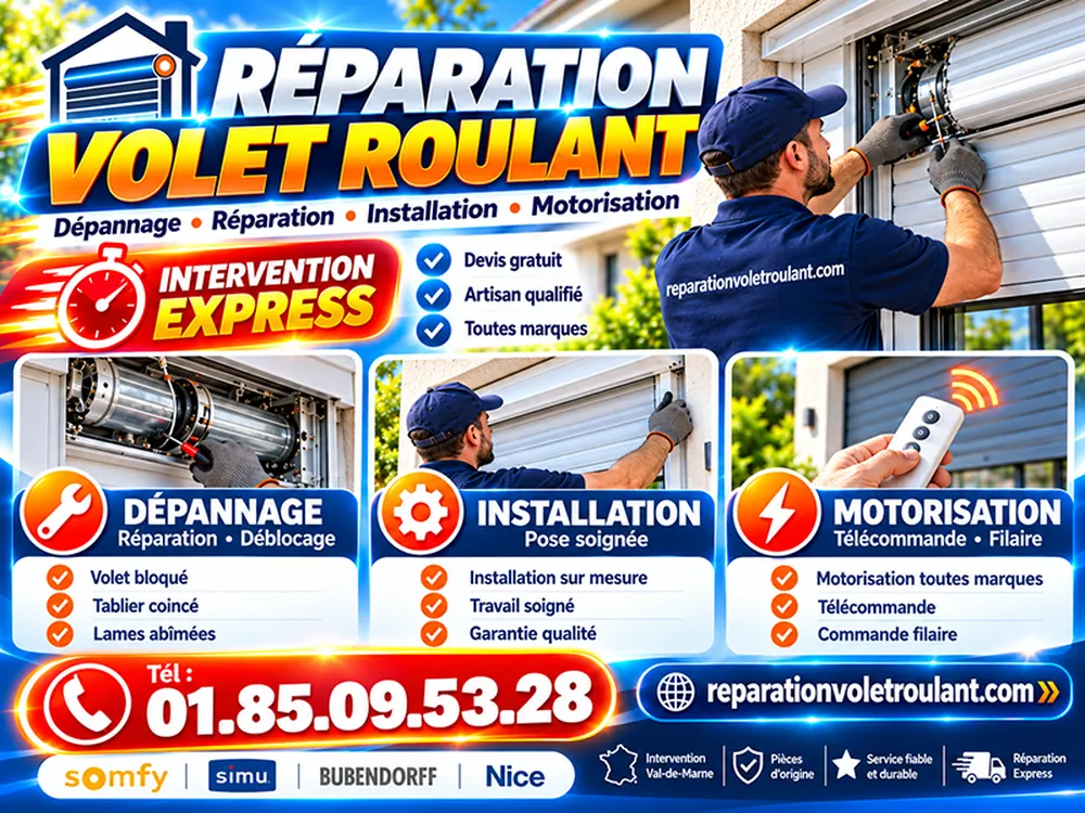 Réparation Volet Roulant Paris et Île-de-France Réparation Volet Roulant Paris et Île-de-France